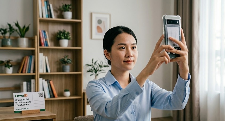 Chụp tại nhà bằng điện thoại